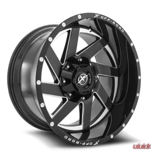 XF Off-Road XF-205 Wheel 20x12 5x135|5x139.7 -44mm Gloss Black Milled - Image 2