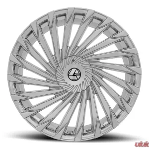 Azara AZA-501 Wheel 24x9 5x115|5x120 15mm Nano Chrome - Image 2