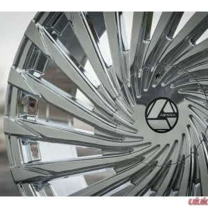 Azara AZA-501 Wheel 26x9.5 Blank 15mm Nano Chrome - Image 3