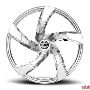 Azara AZA-524 Wheel 20x8.5 5x108|5x114.3 35mm Nano Chrome - Image 2