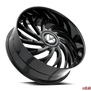 Azara AZX-101 Wheel 28x9.5 Blank 15mm Gloss Black - Image 3