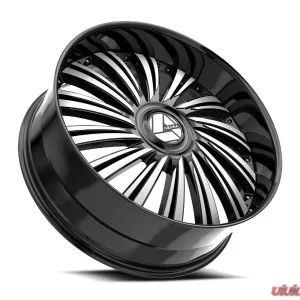 Azara AZX-102 Wheel 18x8 5x100|5x114.3 35mm Gloss Black & Machined - Image 3
