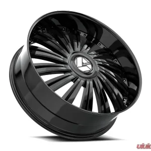 Azara AZX-102 Wheel 18x8 5x100|5x114.3 35mm Gloss Black - Image 3