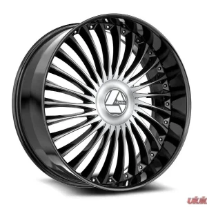 Azara AZX-103 Wheel 20x8.5 5x108|5x114.3 35mm Gloss Black & Machined - Image 1