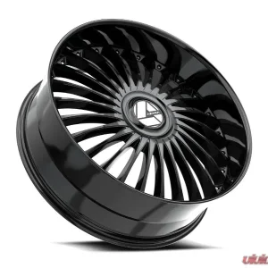 Azara AZX-103 Wheel 20x8.5 5x108|5x114.3 35mm Gloss Black - Image 3