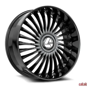 Azara AZX-103 Wheel 24x9 5x115|5x120 15mm Gloss Black - Image 1