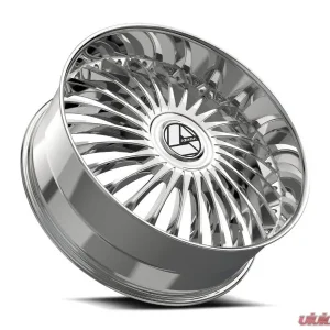 Azara AZX-103 Wheel 28x9.5 Blank 15mm Chrome - Image 3