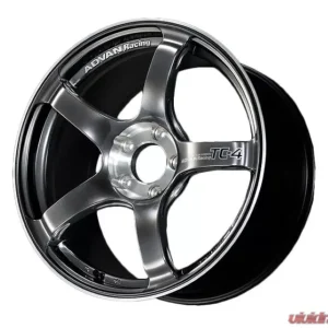 Advan TC-4 Special Edition Wheel 17x8 5x114.3 45mm Racing Hyper Black & Diamond Cut - Image 1