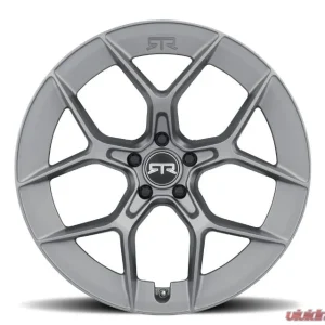 RTR Aero 5 Wheel 20x9.5 5x4.50 33mm Liquid Charcoal Ford Mustang 2005-2024 - Image 2