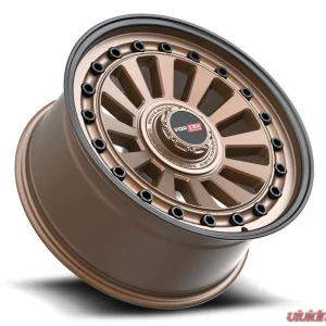 Vortek VRD-702 Radar Wheel 20x9.5 6x135|6x139.7 -12mm Matte Bronze w/ Black Bolts & Lip - Image 3