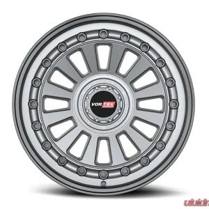 Vortek VRD-702 Radar Wheel 20x9.5 6x135|6x139.7 12mm Matte Gunmetal w/ Black Bolts & Lip - Image 2