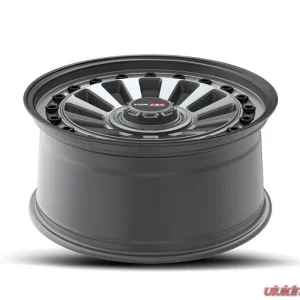 Vortek VRD-702 Radar Wheel 20x9.5 Blank -12mm Matte Gunmetal w/ Black Bolts & Lip - Image 4
