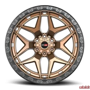 Vortek VRT-603 Atheno Wheel 18x9 6x135|6x139.7 -12mm Matte Bronze w/ Black Bead Ring - Image 2