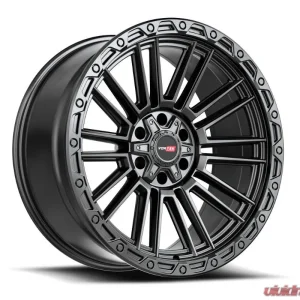 Vortek VRT-604 Zeus Wheel 17x9 5x127|5x139.7 -12mm Satin Black - Image 1