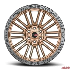 Vortek VRT-604 Zeus Wheel 17x9 6x135|6x139.7 -12mm Matte Bronze w/ Black Bead Ring - Image 2