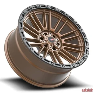 Vortek VRT-604 Zeus Wheel 17x9 6x135|6x139.7 -12mm Matte Bronze w/ Black Bead Ring - Image 3