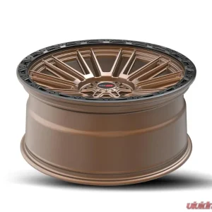 Vortek VRT-604 Zeus Wheel 17x9 6x135|6x139.7 0mm Matte Bronze w/ Black Bead Ring - Image 4