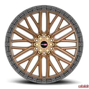Vortek VRT-608 Apollo Wheel 17x9 6x135|6x139.7 0mm Matte Bronze w/ Black Bead Ring - Image 2