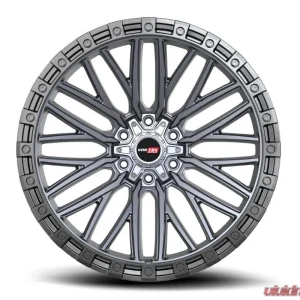 Vortek VRT-608 Apollo Wheel 20x10 6x135|6x139.7 -24mm Matte Titanium w/ Black Bead Ring - Image 2
