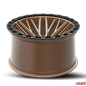 Vortek VRT-608 Apollo Wheel 20x12 5x127|5x139.7 -44mm Matte Bronze w/ Black Bead Ring - Image 4
