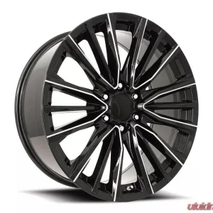 Factory Reproductions FR 205 Wheel 22x9 6x139.7 28mm Gloss Black Balled Milled - Image 1