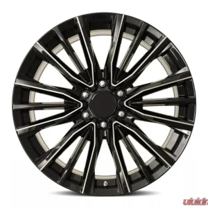 Factory Reproductions FR 205 Wheel 22x9 6x139.7 28mm Gloss Black Balled Milled - Image 3