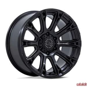 Black Rhino BR020 Diamondback 17x8.5 5x114.3 25mm Matte Black - Image 1