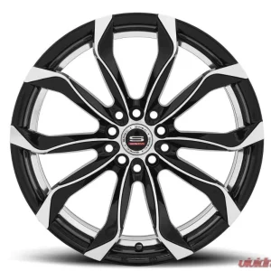 Spec-1 SP-44 Wheel 17x7.5 4x100|4x114.3 35mm Gloss Black & Machined - Image 1