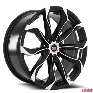 Spec-1 SP-44 Wheel 17x7.5 4x100|4x114.3 35mm Gloss Black & Machined - Image 2