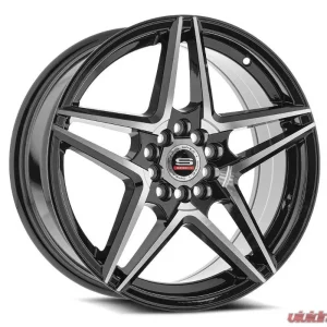 Spec-1 SP-54 Wheel 17x7.5 5x100|5x114.3 42mm Gloss Black & Machined - Image 2