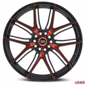 Spec-1 SP-56 Wheel 20x8.5 5x114.3|5x120 38mm Gloss Black & Red Machined - Image 1