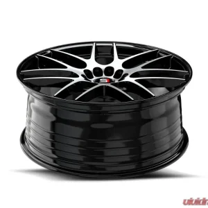 Spec-1 SP-65 Wheel 17x8 5x105|5x114.3 42mm Gloss Black & Machined - Image 4