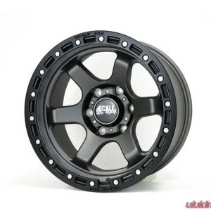 Scale 4x4 S03 Wheels 17x9.0 6x139.7 Matte Gunmetal w/ Black Bead Lock - Image 2