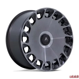 Asanti Black AB045 Aristocrat 24x10 6x135/5.5 30mm Gloss Black Machined Face w/Ddt - Image 1
