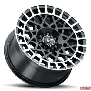Vision 349 Savage Wheel 17x8.50 5x5 -24mm Gloss Black Machined Lip - Image 2