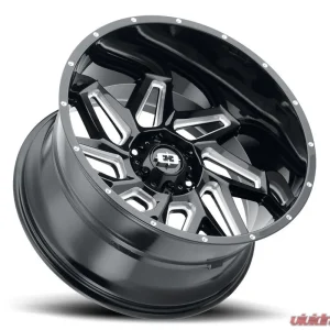 Vision 361 Spyder Wheel 17x9 5x150 12mm Gloss Black Milled Spoke - Image 2