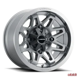 Vision 416 Se7en Wheel 14x7 4x110 38mm Gunmetal - Image 1