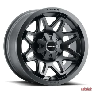Vision 416 Se7en Wheel 14x7 4x136 38mm Matte Black - Image 1