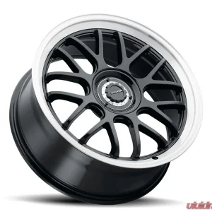 Vision 478 Alpine Wheel 16x8 5x100 | 5x115 38mm Gloss Black Brushed Lip - Image 2