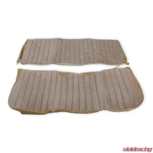 BROTHERS Trucks C/K Seat Upholstery Kit - Full Pleat Cloth/Vinyl - Tan - Image 2