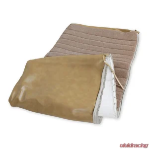 BROTHERS Trucks C/K Seat Upholstery Kit - Full Pleat Cloth/Vinyl - Tan - Image 5