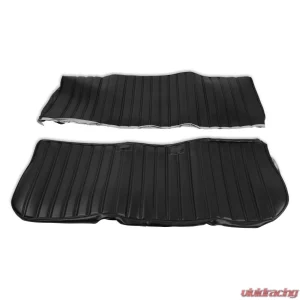 BROTHERS Trucks C/K Seat Upholstery Kit - Full Pleat Vinyl - Black - Image 2