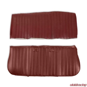 BROTHERS Trucks C/K Seat Upholstery Kit - Full Pleat Vinyl - Maroon - Image 1