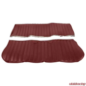 BROTHERS Trucks C/K Seat Upholstery Kit - Full Pleat Vinyl - Maroon - Image 2
