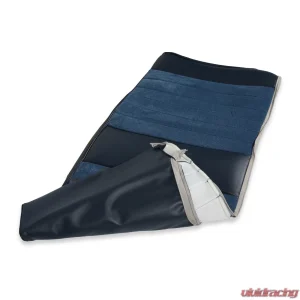 BROTHERS Trucks C/K Seat Upholstery Kit - Standard Pleat Cloth/Vinyl - Navy - Image 4