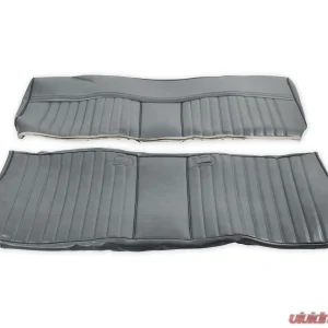 BROTHERS Trucks C/K Seat Upholstery Kit - Deluxe Pleat Vinyl - Charcoal - Image 2