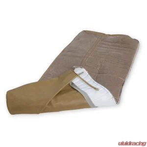 BROTHERS Trucks C/K Seat Upholstery Kit - Deluxe Pleat Cloth/Vinyl - Tan - Image 5