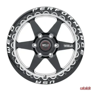 Weld Racing Ventura 6 Beadlock S909 Wheel 20x10 6x139.7 ET12 BS 6.00 Gloss Black Milled 106.1 - Image 2