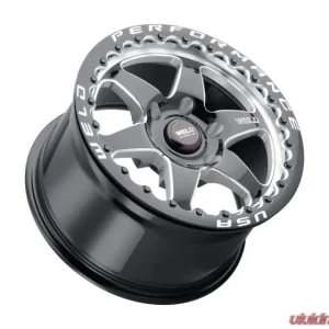 Weld Racing Ventura 6 Beadlock S909 Wheel 20x10 6x139.7 ET12 BS 6.00 Gloss Black Milled 106.1 - Image 3