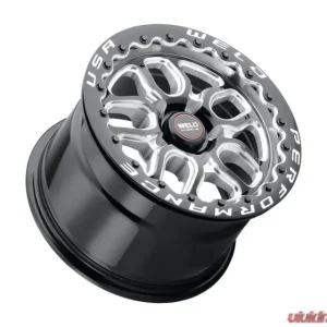 Weld Racing Laguna Drag Beadlock S907 Wheel 15x10 5x114.3 ET50 BS 7.50 Gloss Black Milled 78.1 - Image 3